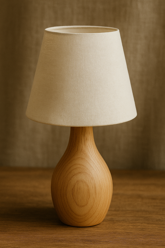 Lámpara de Mesa en Madera
