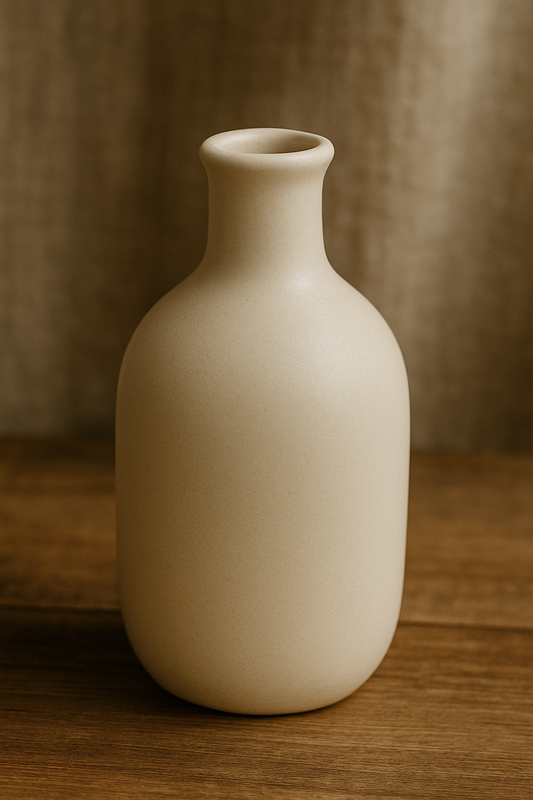 Jarrón de Cerámica Blanco